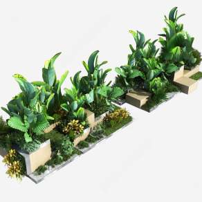 花坛3D模型下载